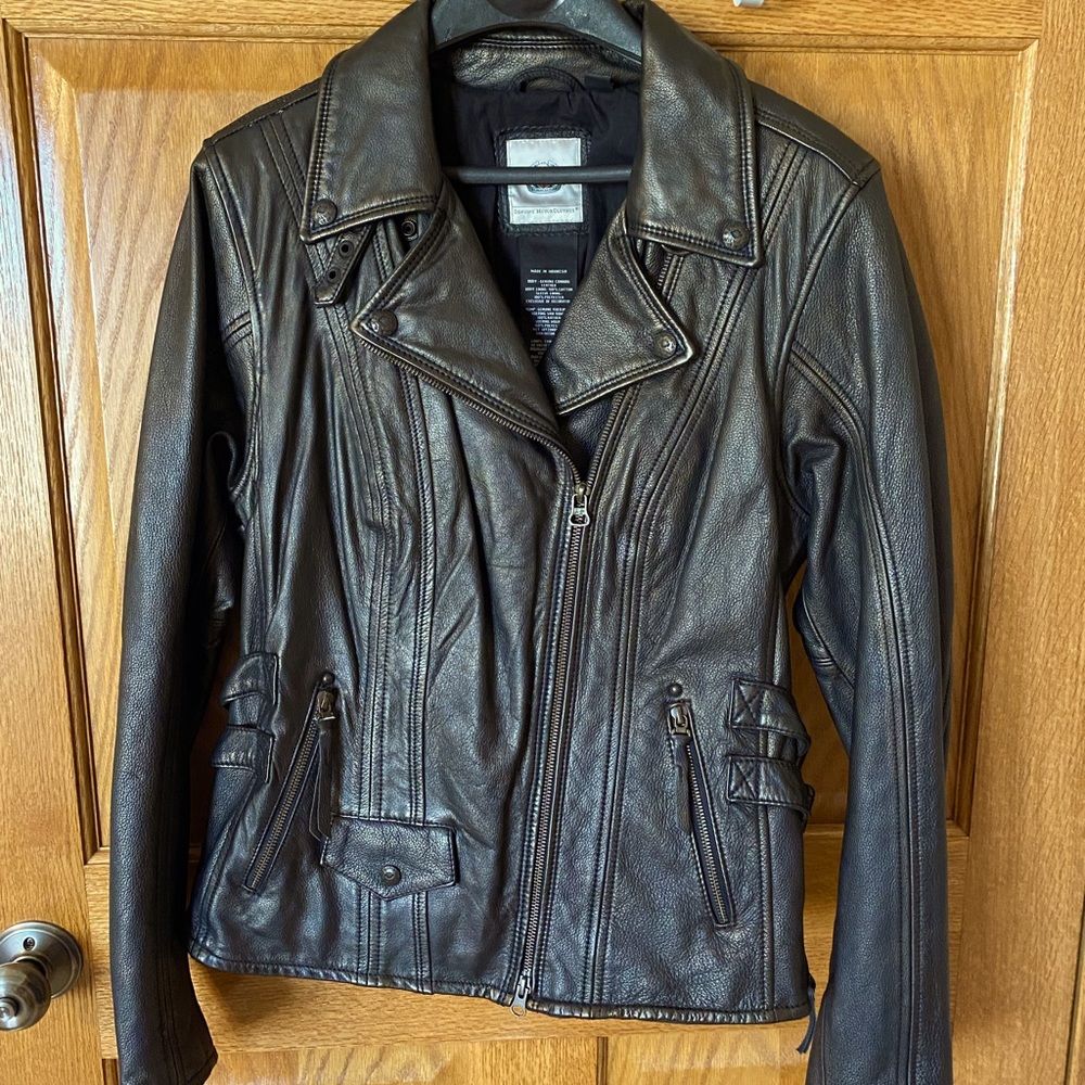 Beautiful heavy soft leather jacket. Like NEW